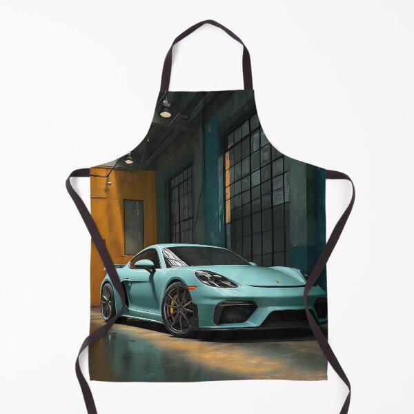 Item preview, Porsche 718 Cayman GT4 Contemporary Canvas Print designed and sold by AutoPopStudio.