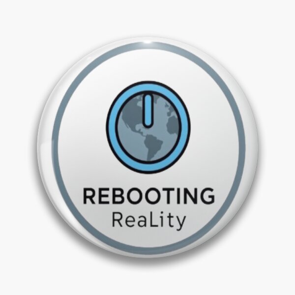Artikelvorschau, Rebooting Reality • Lustiges minimalistisches Tech-Humor-Aufkleber- und T-Shirt-Design entworfen und verkauft von CMdigit.