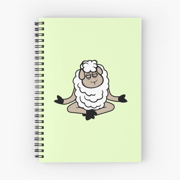 Item preview, Sheep Relaxed Peaceful Yoga Lotus Meditation Calm Zen designed and sold by shirt-o-mat.