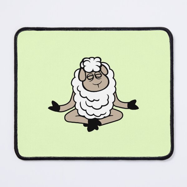 Item preview, Sheep Relaxed Peaceful Yoga Lotus Meditation Calm Zen designed and sold by shirt-o-mat.