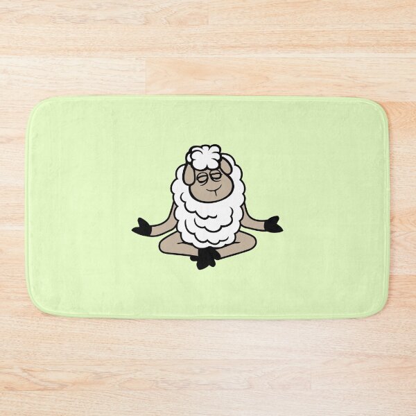 Item preview, Sheep Relaxed Peaceful Yoga Lotus Meditation Calm Zen designed and sold by shirt-o-mat.