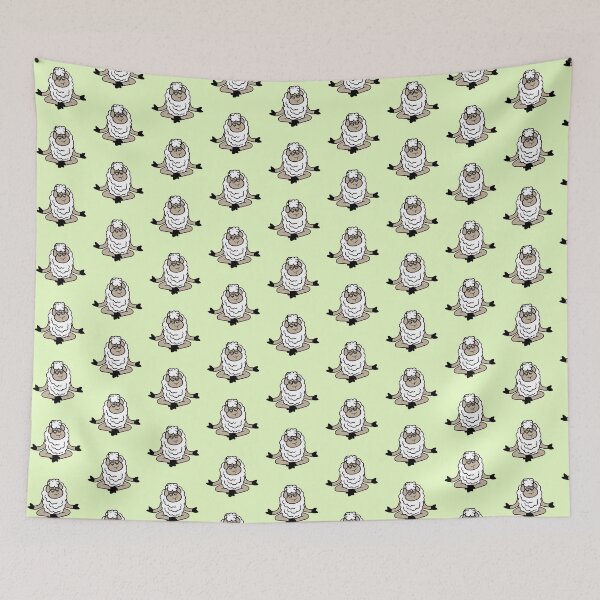 Item preview, Sheep Relaxed Peaceful Yoga Lotus Meditation Calm Zen designed and sold by shirt-o-mat.