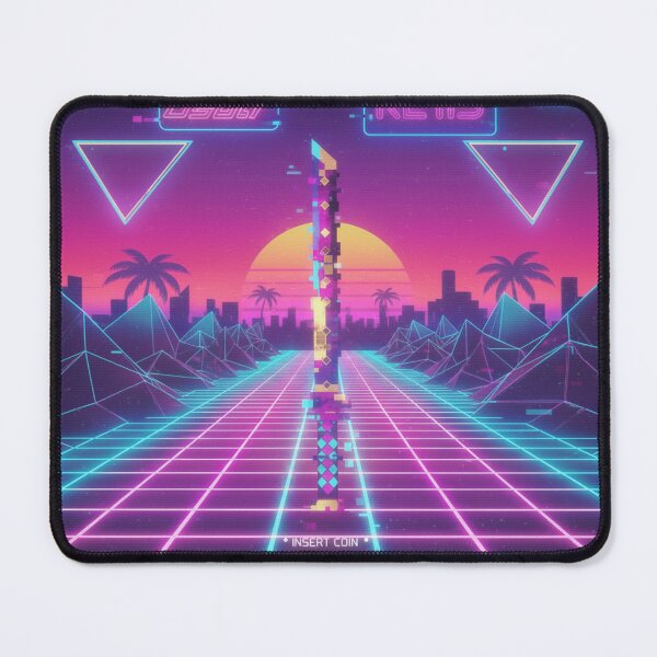 Item preview, Synthwave Samurai designed and sold by ShoppingVillage.