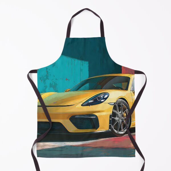 Item preview, Porsche 718 Cayman GT4 Racing Heritage Pop Art Poster designed and sold by AutoPopStudio.