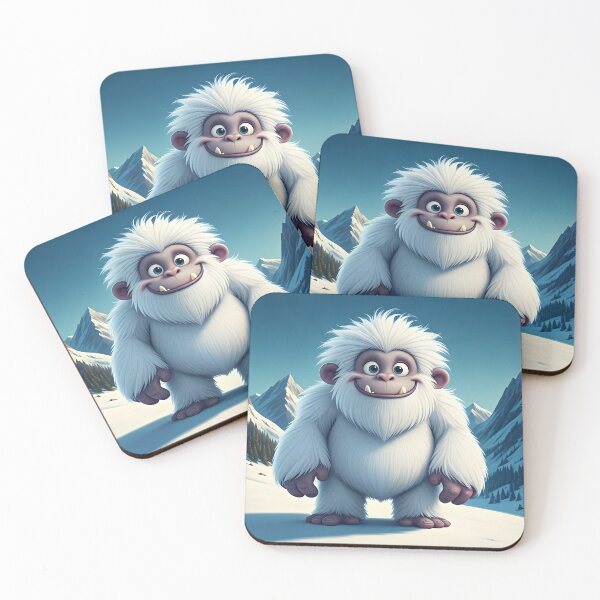 Item preview, Sweet Yeti Delight – Adorable Winter Creature Art designed and sold by PawPrintedArt.