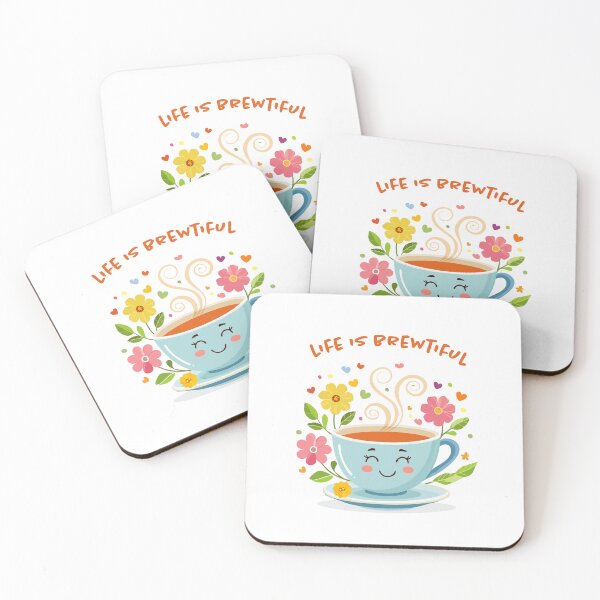 Item preview, Life Is Brewtiful Tea Lover Aesthetic Design designed and sold by bobalogy.