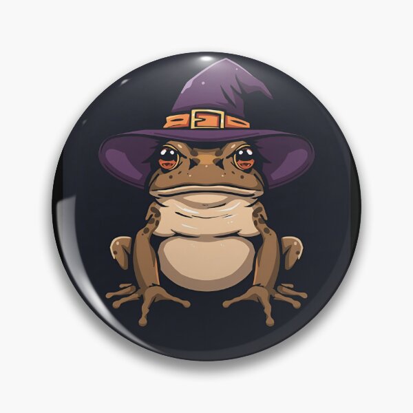 Item preview, Halloween Witch Frog designed and sold by PatronesKawai.