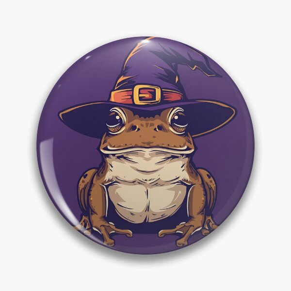 Item preview, Halloween Witch Frog designed and sold by PatronesKawai.