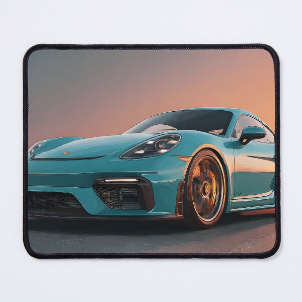 Item preview, Porsche 718 Cayman GT4 Art Print for Home or Garage designed and sold by AutoPopStudio.