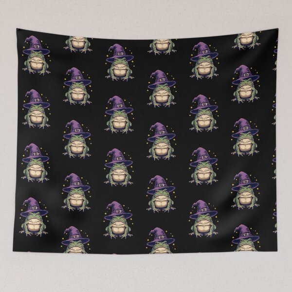 Item preview, Halloween Witch Frog designed and sold by PatronesKawai.