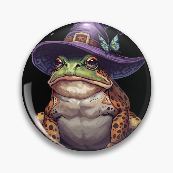 Item preview, Halloween Witch Frog designed and sold by PatronesKawai.