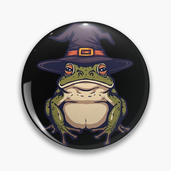 Item preview, Halloween Witch Frog designed and sold by PatronesKawai.