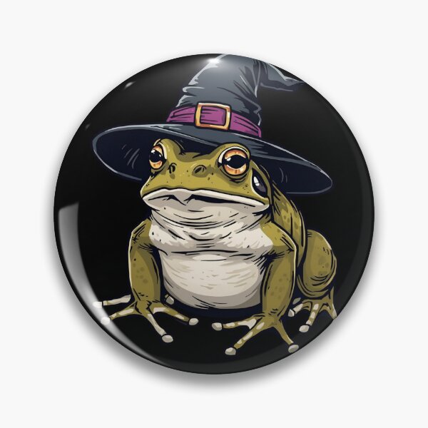 Item preview, Halloween Witch Frog designed and sold by PatronesKawai.