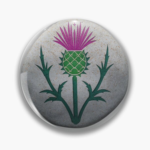 Item preview, Scotland Thistle Stone - Scotland National Flower Gift designed and sold by Loom on the Loch.