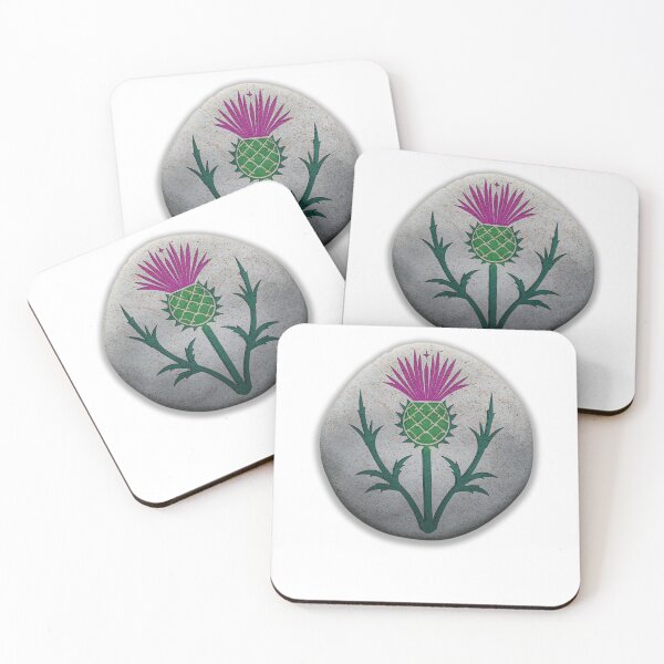 Item preview, Scotland Thistle Stone - Scotland National Flower Gift designed and sold by Loom on the Loch.