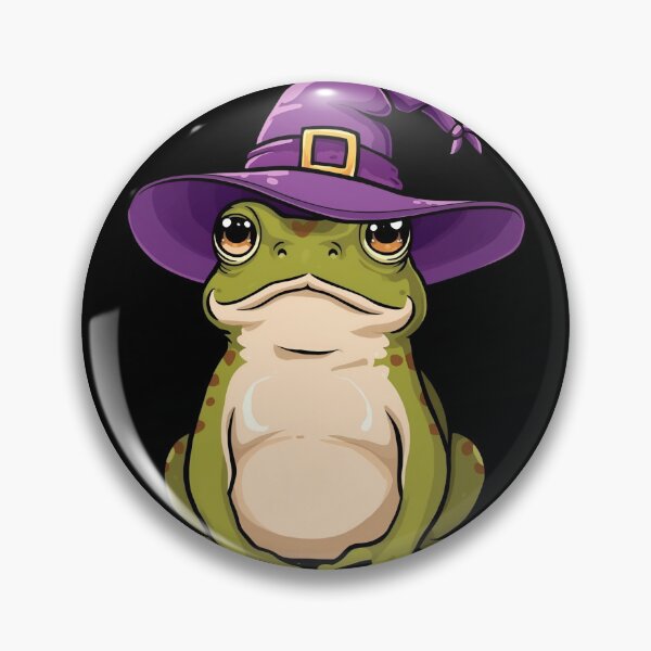 Item preview, Halloween Witch Frog designed and sold by PatronesKawai.