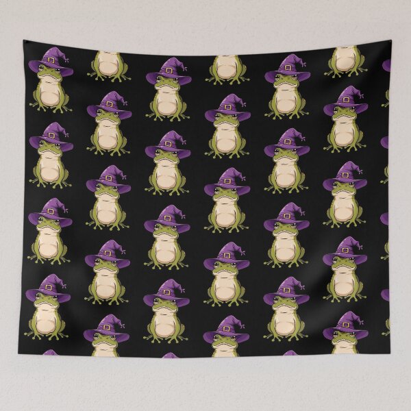 Item preview, Halloween Witch Frog designed and sold by PatronesKawai.