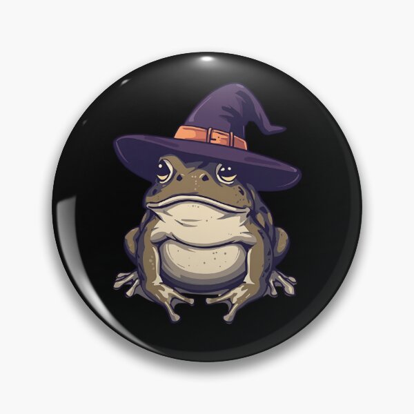 Item preview, Halloween Witch Frog designed and sold by PatronesKawai.