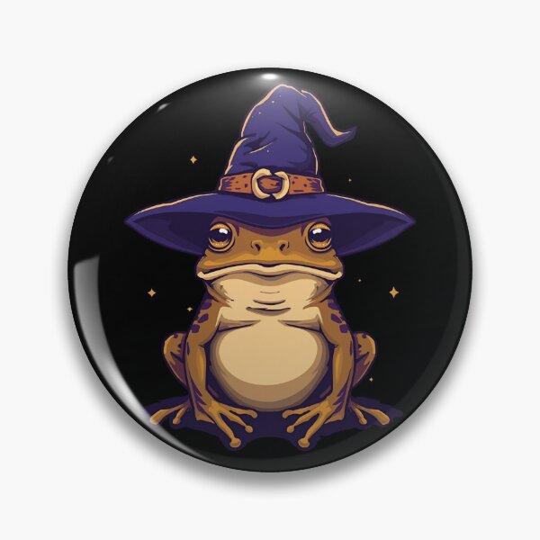 Item preview, Halloween Witch Frog designed and sold by PatronesKawai.