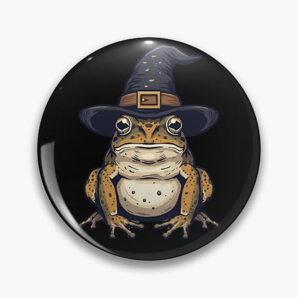 Item preview, Halloween Witch Frog designed and sold by PatronesKawai.