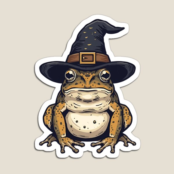 Item preview, Halloween Witch Frog designed and sold by PatronesKawai.