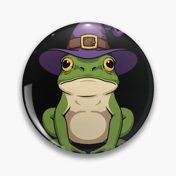 Item preview, Halloween Witch Frog designed and sold by PatronesKawai.