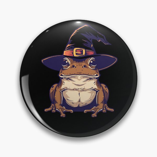 Item preview, Halloween Witch Frog designed and sold by PatronesKawai.