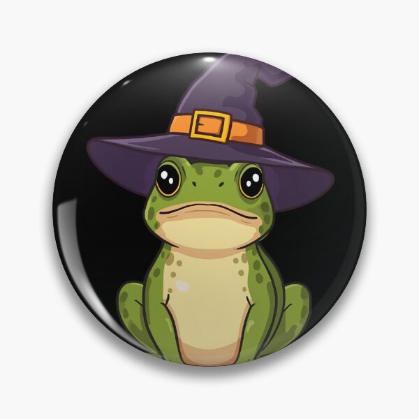 Item preview, Halloween Witch Frog designed and sold by PatronesKawai.