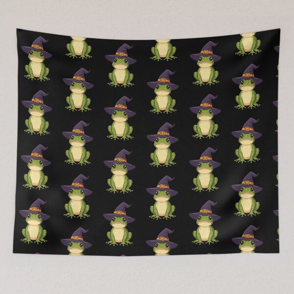 Item preview, Halloween Witch Frog designed and sold by PatronesKawai.