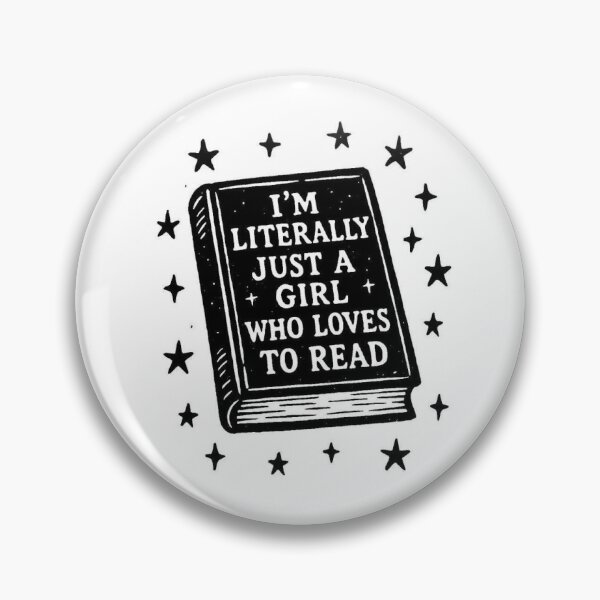 Item preview, A girl who just likes to read designed and sold by BookishAdore.