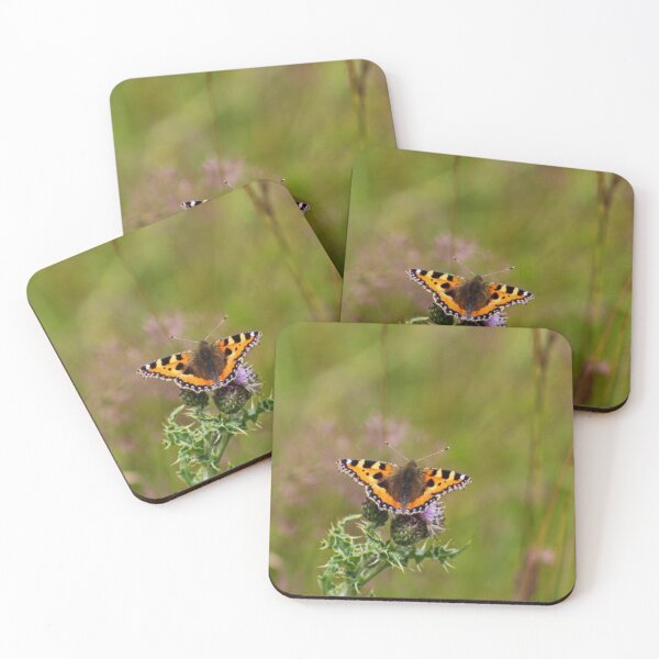 Item preview, Small tortoiseshell on a thistle designed and sold by missmoneypenny.