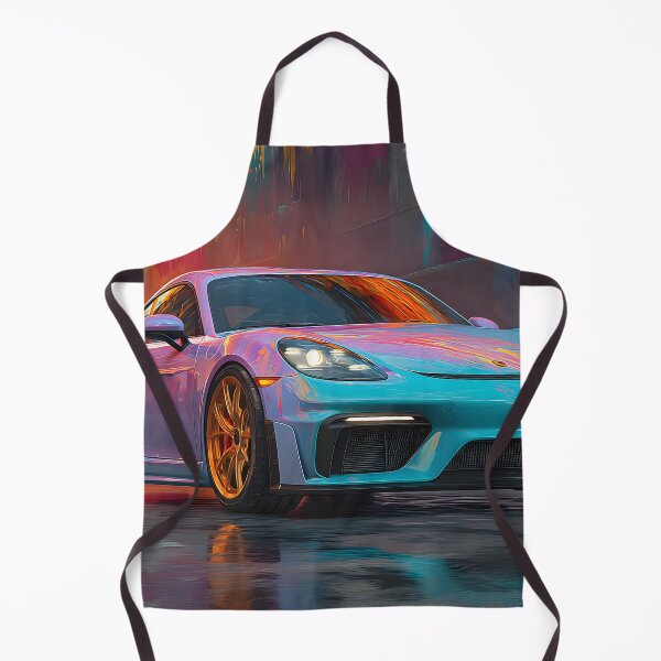 Item preview, Porsche 718 Cayman GT4 Fine Art Pop Style Print designed and sold by AutoPopStudio.