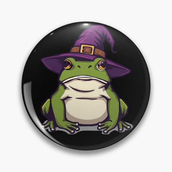 Item preview, Halloween Witch Frog designed and sold by PatronesKawai.