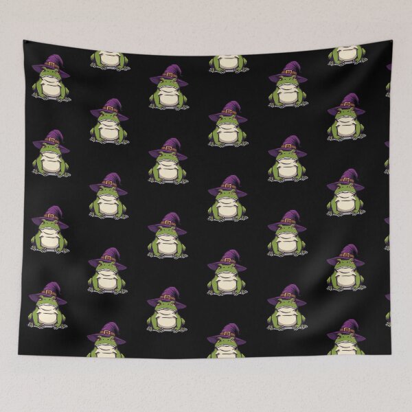 Item preview, Halloween Witch Frog designed and sold by PatronesKawai.