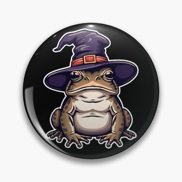 Item preview, Halloween Witch Frog designed and sold by PatronesKawai.