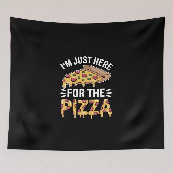 Item preview, Just Here for the Pizza designed and sold by jkrphoto.
