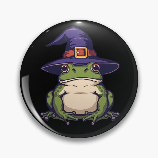 Item preview, Halloween Witch Frog designed and sold by PatronesKawai.
