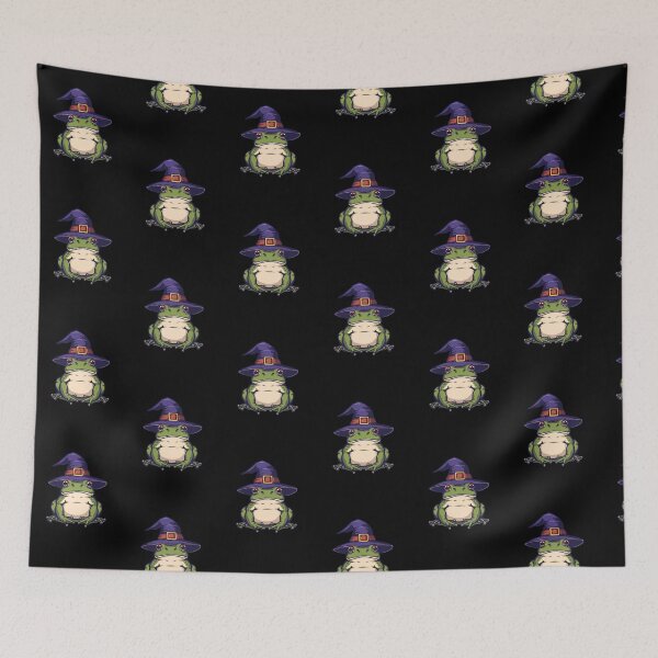 Item preview, Halloween Witch Frog designed and sold by PatronesKawai.