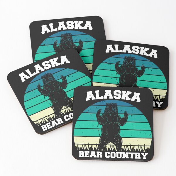 Item preview, Alaska Bear Country Retro Nature Design designed and sold by VibeWorksByM.