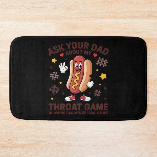 Item preview, Ask Your Dad About My Throat Game Offensive Adult Humor Joke designed and sold by JulienAureo.