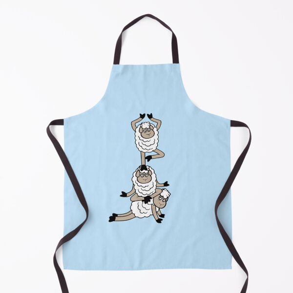 Item preview, Sheep Tower Tired Bored Exhausted Yoga Meditation Stacked designed and sold by shirt-o-mat.