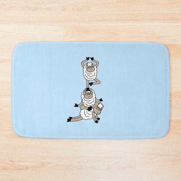 Item preview, Sheep Tower Tired Bored Exhausted Yoga Meditation Stacked designed and sold by shirt-o-mat.