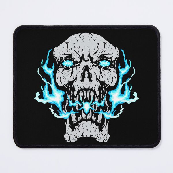 Item preview, White skull with light blue rays for Halloween designed and sold by Joncasmiart.