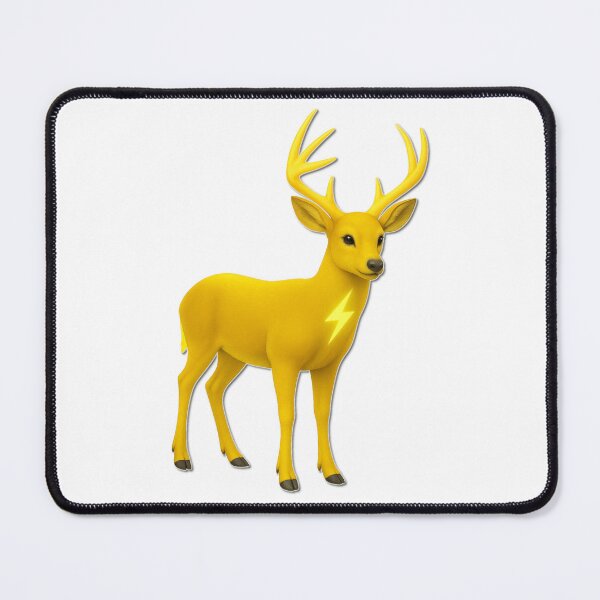 Item preview, Electric Deer – Powerful Yellow Lightning Animal Design designed and sold by FORYOUOFFICIAL.