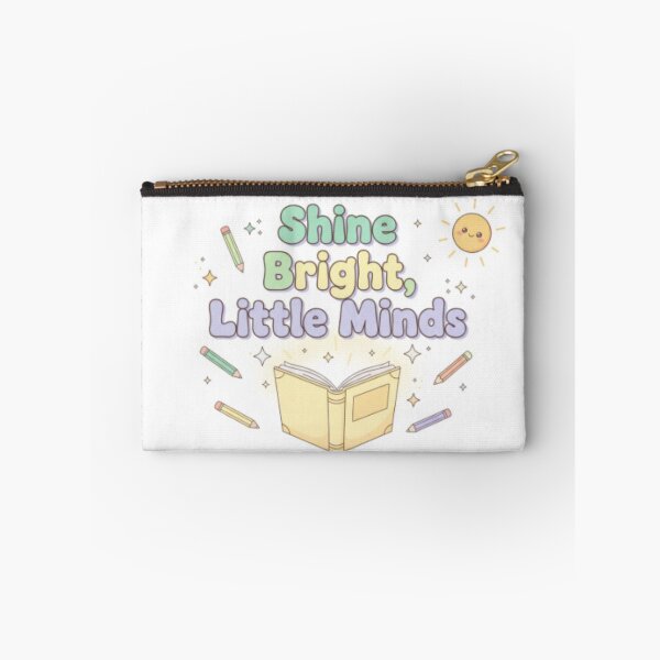 Item preview, Shine Bright, Little Minds – Inspirational Classroom Quote | Positive Teacher Decor designed and sold by ArtiVibeAura.
