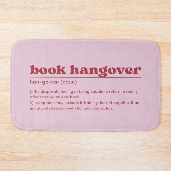 Item preview, Book Hangover Definition Funny Reader Quote designed and sold by theliteraryedit.