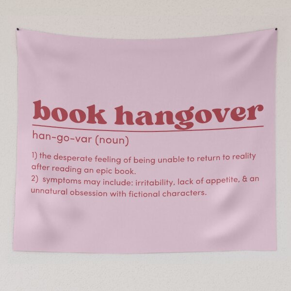 Item preview, Book Hangover Definition Funny Reader Quote designed and sold by theliteraryedit.