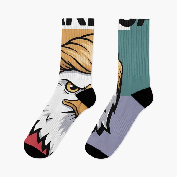 Item preview, Bold Eagle with Patriotic Hair Art designed and sold by AnnDesignStudio.