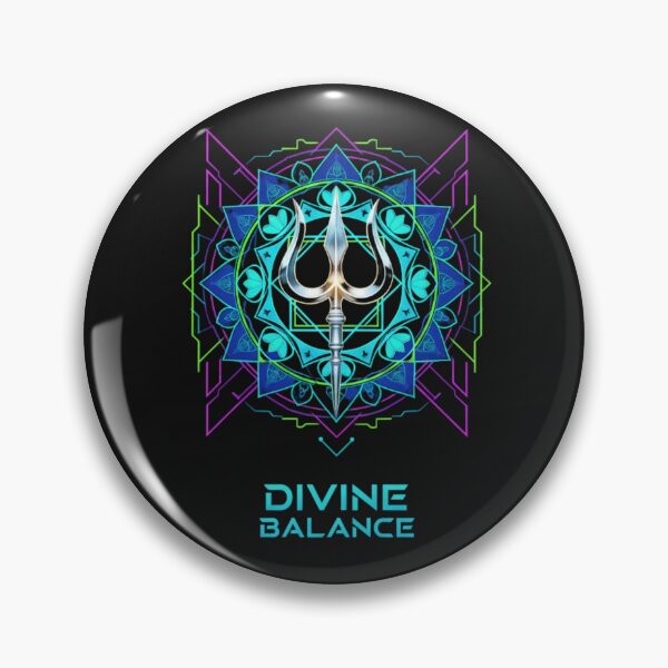 Item preview, Glowing Trishul Mandala | Sacred Geometry Streetwear Design | SoberSips designed and sold by SoberSips.