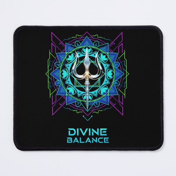 Item preview, Glowing Trishul Mandala | Sacred Geometry Streetwear Design | SoberSips designed and sold by SoberSips.